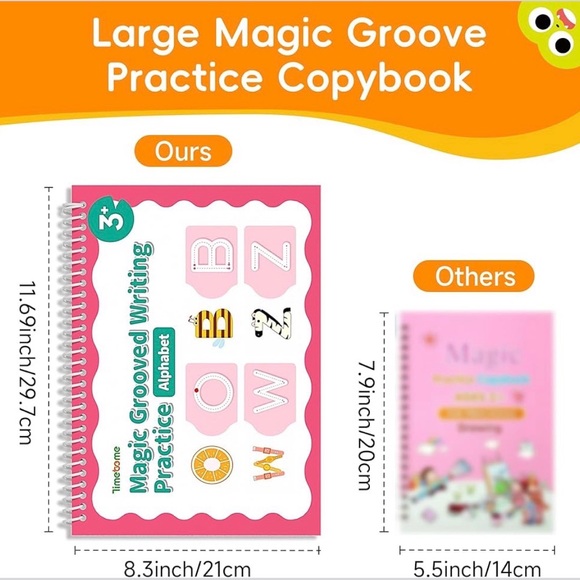Magic Grooved Writing Practice Set - Picture 2 of 9